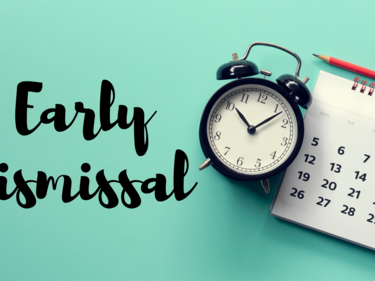 Alarm clock and calendar on turquoise background