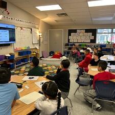 Students in Grade 3 are receiving explicit reading instruction