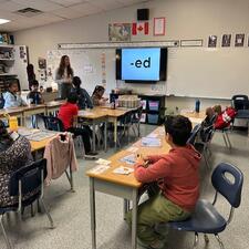 Students in Grade 3 are receiving explicit reading instruction