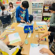 Hummingbird drawing lessons with Elder Maurice